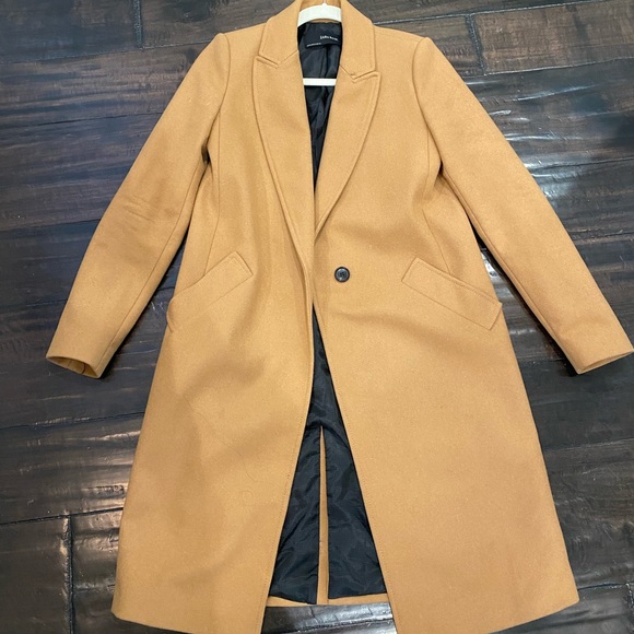 Zara Jackets & Coats Zara Camel Coat Poshmark